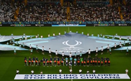 悼念巴勒斯坦球员事件引发争议后，欧足联展开与加沙有关的呼吁横幅