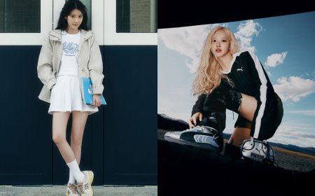 Rosé踩PUMA金屬賽車鞋帥美破表！IU清新駕馭NB復古跑鞋2010超勸敗