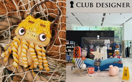 CLUB DESIGNER夏日快閃進駐信義A13！甜美格紋洋裝＋章魚編織包搶先看