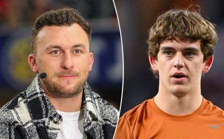Johnny Manziel wishes 'nothing but the best' for Arch Manning — except for 1 game during Texas' 2025 season