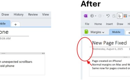 告别混乱：微软 OneNote 将跨平台统一页边距版式