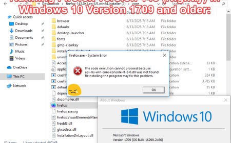 虚惊一场：旧版 Win10 无法运行火狐 Firefox 143 浏览器确认为 Bug