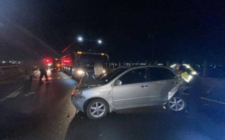 嘉義台82「3車追撞」！1大3童受傷送醫　肇事女竟棄車徒步跑了