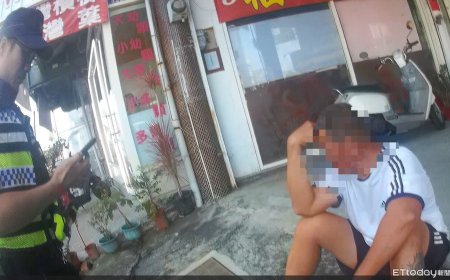 台中白目男「沒戴安全帽」一路逆騎險撞警車　竟是吸毒吸到茫