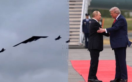 'Absolutely incredible': B-2 bomber, F-35 escort set stage for Trump-Putin talks in Alaska
