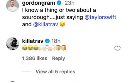 Gordon Ramsay's Sourdough Shout-Out to Taylor Swift Has Travis Kelce Reeling