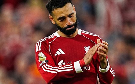 Mo Salah fights back tears as Liverpool fans pay poignant tribute to Diogo Jota