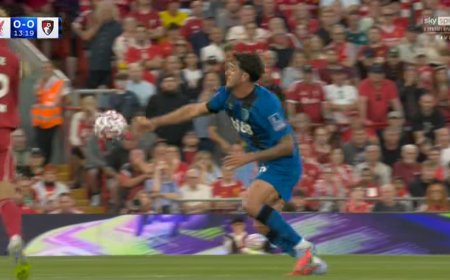 ‘Got away with that’ – Premier League explain why Bournemouth star was not sent off despite clear handball