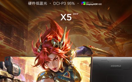 低至 404.15 元，1080P 260Hz“科睿 X5”24.5 英寸显示器首销（原价 499 元）