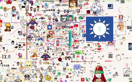 《wplace》塗鴉地圖狂玩爆紅　全球湧遍迷因台灣現《九日》神作