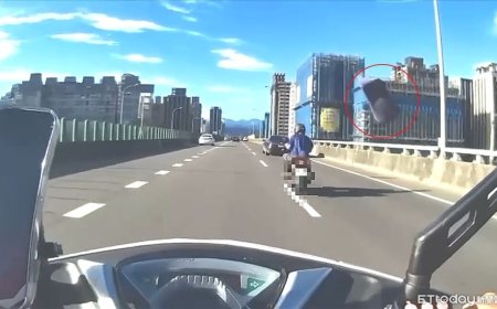 竊車賊躲警「狂丟大鎖、抹布」闖快速道路　摔車撞斷肋骨被逮