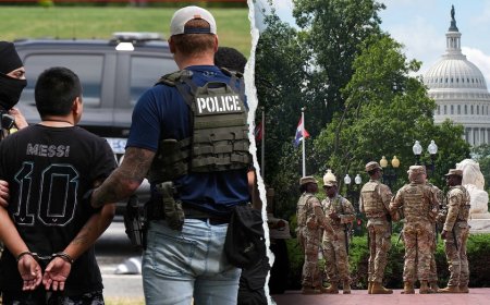 Hundreds arrested as Trump’s Washington, DC, crime crackdown hits full stride