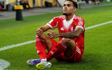 Luis Diaz makes touching tribute to former Liverpool teammate Diogo Jota as he scores for Bayern Munich on debut