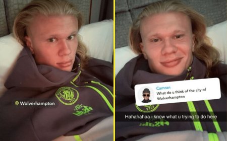 Erling Haaland refuses to fall into cheeky trap set by fan in Wolverhampton