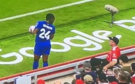 Antoine Semenyo speaks out as police arrest fan who racially abused him during Liverpool clash