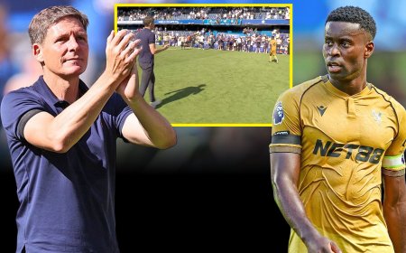 Shock footage appears to show Marc Guehi blank Crystal Palace boss Oliver Glasner