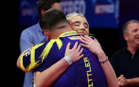 Luke Littler thankful for girlfriend’s support as he reveals major team disruption during lucrative trip Down Under