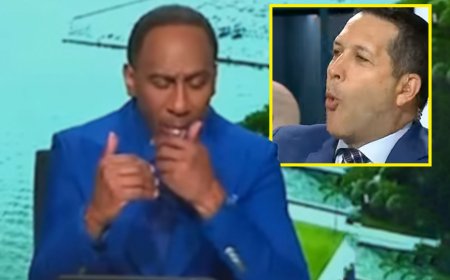 ‘Is that a tooth?’ – Stephen A. Smith leaves First Take crew in shock over bizarre on-air spitting incident