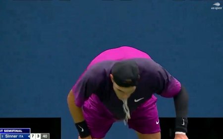 ‘Just built up’ – Jack Draper vomited on court four times during US Open semi-final defeat to Jannik Sinner