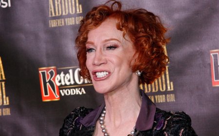 Kathy Griffin Takes Her Facelift For A Spin With Mystery Man In Los Angeles