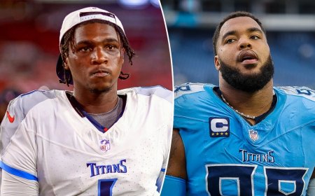 Titans' Cam Ward sparks practice fight with Jeffery Simmons after mocking his signature celebration