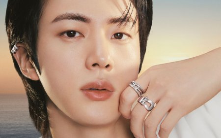 BTS成員Jin鑽石耳扣百搭　FRED珠寶配Gucci服帥氣登場