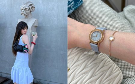 張員瑛40萬元寶格麗鑽錶上手　疊搭手鍊甜美可人