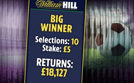 Lucky fan turns £5 into £18,000 with 10-fold acca victory on opening weekend