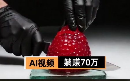 哄睡、切水果都能火？AI视频正在网上疯狂搞钱