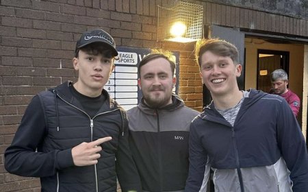 Luke Littler praised as jet-lagged darts star makes surprise appearance