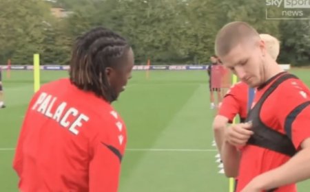 Adam Wharton appears to make Crystal Palace transfer stance clear in front of Eberechi Eze