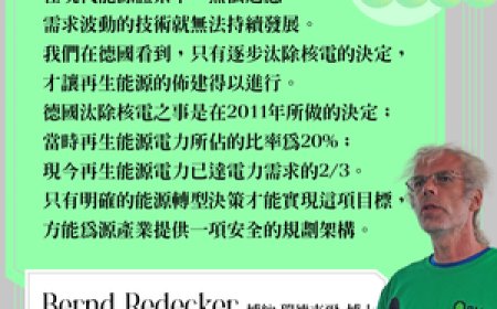 德國經驗！　明確的能源轉型才能邁向能源獨立、繁榮與安全