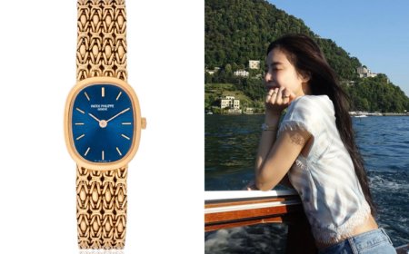 Jennie迷上古董「錶王」　義大利遊湖橢圓金錶閃耀