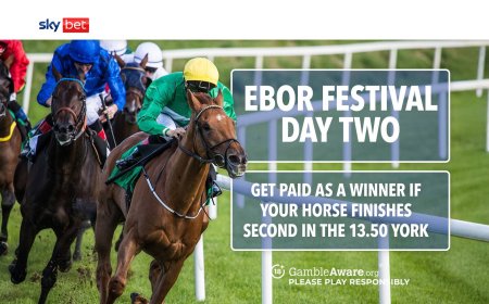 Ebor Festival: Get paid as a winner if your horse finishes second in the 1.50 at York today