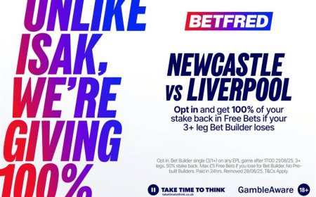 Newcastle vs Liverpool: Get 100% stake back up to £10 if your bet builder loses on Betfred