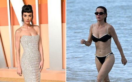 Katy Perry turns heads in bikini on Miami Beach, days before testifying in $15M mansion trial