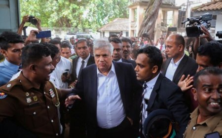 斯里兰卡前总统拉尼尔·维克勒马辛哈被捕