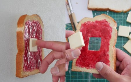 超逼真草莓果醬吐司變成「電源開關」！日本搞怪設計把美味藏入生活