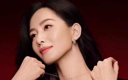 亮珠寶／七夕甜蜜粉紅珠寶傳情　劉詩詩戴好運流轉項鍊甜笑