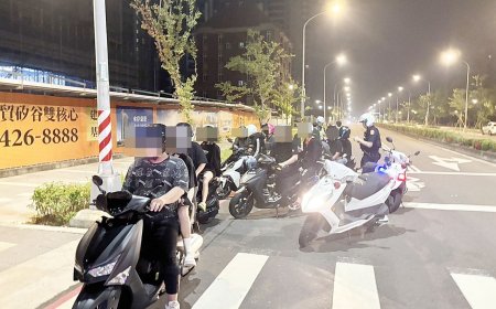 半夜聚集重劃區競速飆車　桃園快打部隊攔逮15飆仔