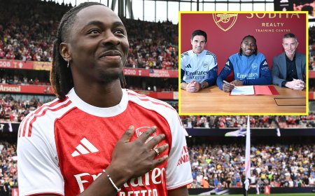 Arsenal aim dig at Tottenham as Eberechi Eze handed iconic shirt number in grand unveiling