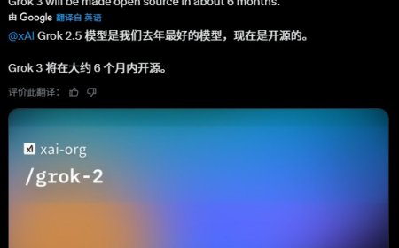 马斯克宣布 xAI 开源 Grok 2.5 模型，Grok 3 将在半年后跟进