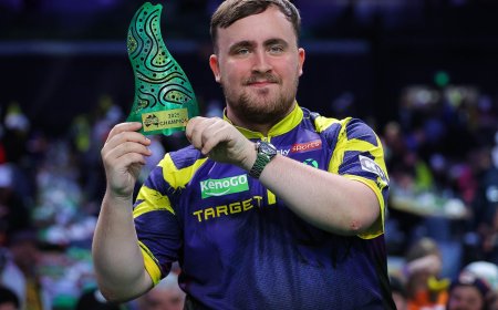 Darts star warns of ‘takeover’ as Luke Littler provides glimpse of the future