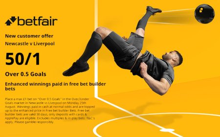 Newcastle v Liverpool betting offer: Get 50/1 on a goal to be scored with Betfair