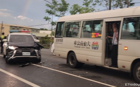 巡邏車追撞小巴　佳里警分局：將強化駕駛訓練