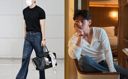 BTS V最新CELINE包款曝光！機場造型＋好身材私服一次看