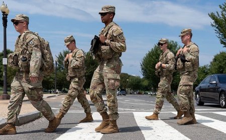 国民警卫队开始在华盛顿携枪执勤，特朗普还准备向美国第三大城市派兵