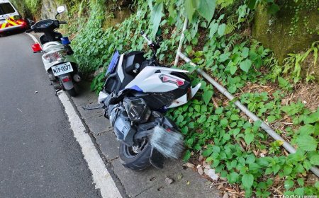 17歲少年暑假「無照騎車」跑北投山路　慘自撞人車墜谷