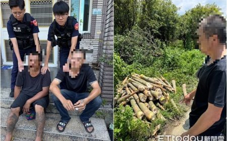 2惡賊夜闖竹筍園失風…揮刀棍暴打園主！　警方12小時火速逮人