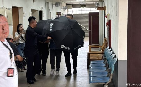 快訊／高雄通緝犯遭開16槍慘死今解剖　家屬黑傘保護下現身